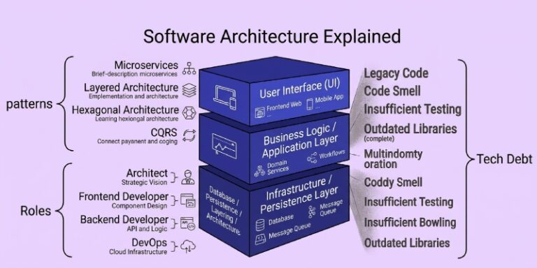  Software Architecture Explained: A Simple Guide to Patterns, Roles, and Tech Debt